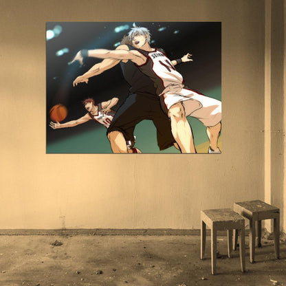 Kuroko no Basuke Kagami Taiga Kuroko Tetsuya Kuroko's Basketball Anime Manga Art Wall Art Print Poster