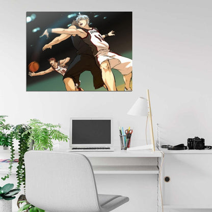 Kuroko no Basuke Kagami Taiga Kuroko Tetsuya Kuroko's Basketball Anime Manga Art Wall Art Print Poster