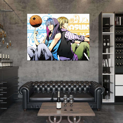 Kuroko no Basuke Kise Ryouta Kuroko Tetsuya Kuroko's Basketball Anime Manga Art Wall Art Print Poster