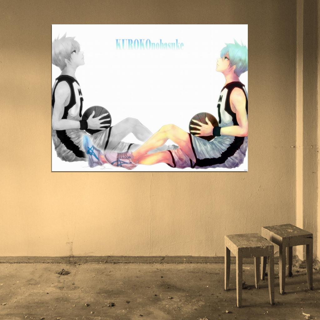Kuroko no Basuke Kuroko Tetsuya Kuroko's Basketball Anime Manga Art Wall Art Print Poster