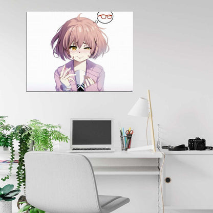Mirai Kuriyama Kyoukai no Kanata Cute Girl Anime Manga Art Wall Art Print Poster