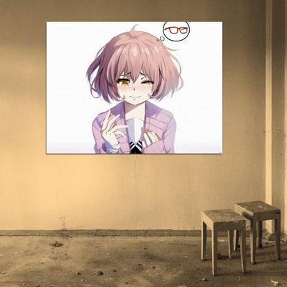 Mirai Kuriyama Kyoukai no Kanata Cute Girl Anime Manga Art Wall Art Print Poster