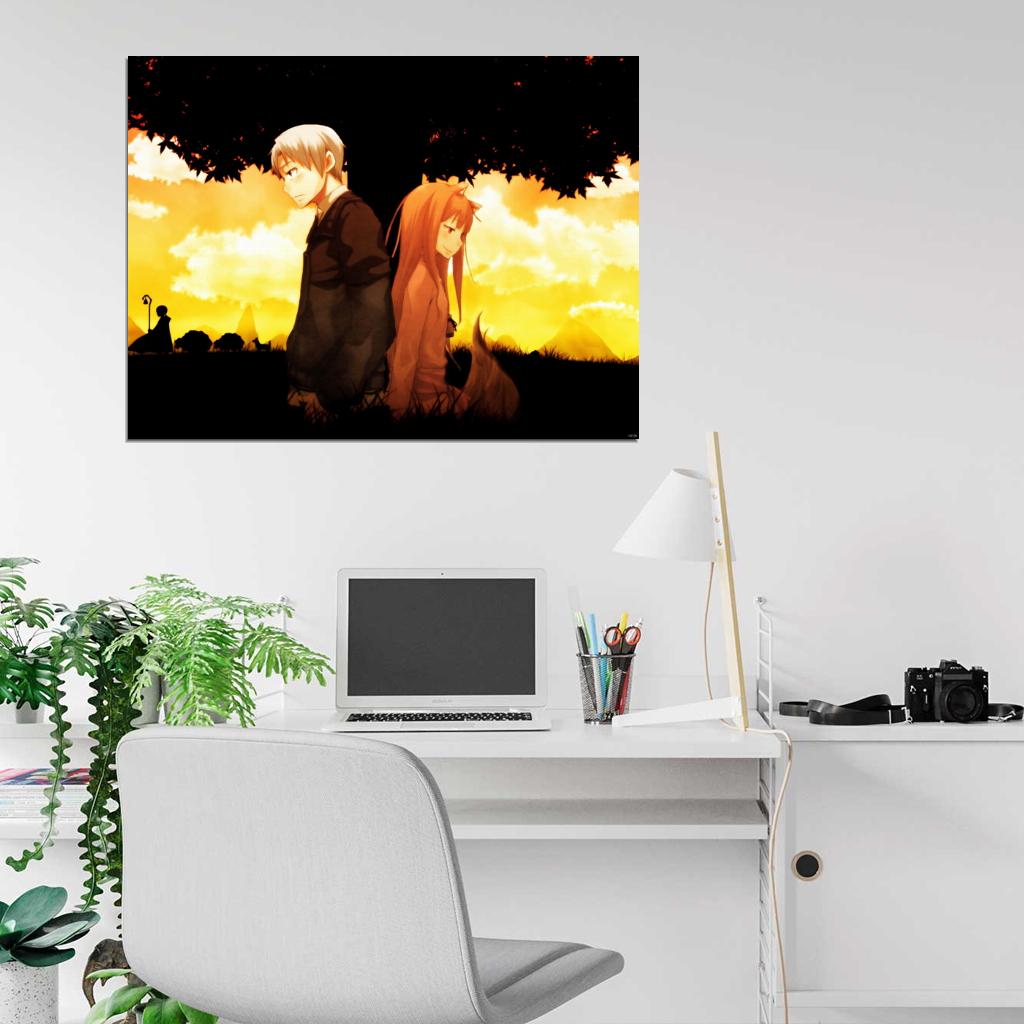 Spice and Wolf Beautiful Amazing Anime Manga Art Wall Art Print Poster