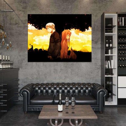 Spice and Wolf Beautiful Amazing Anime Manga Art Wall Art Print Poster