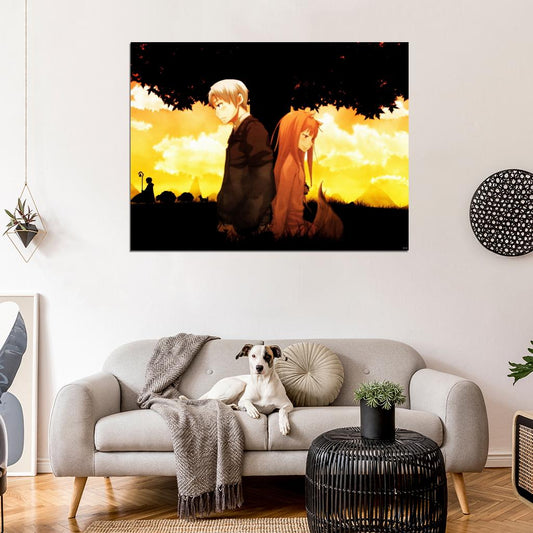 Spice and Wolf Beautiful Amazing Anime Manga Art Wall Art Print Poster