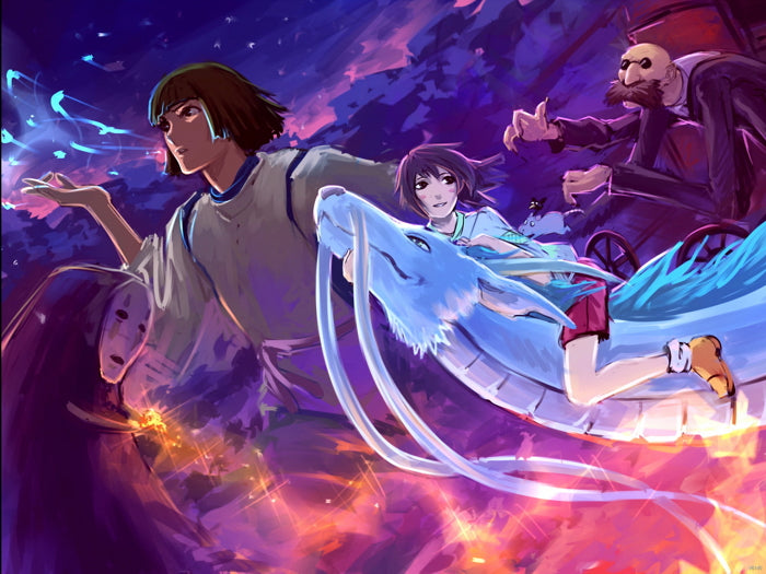 Spirited Away Characters Beautiful Amazing Anime Manga Art Wall Art Print Poster