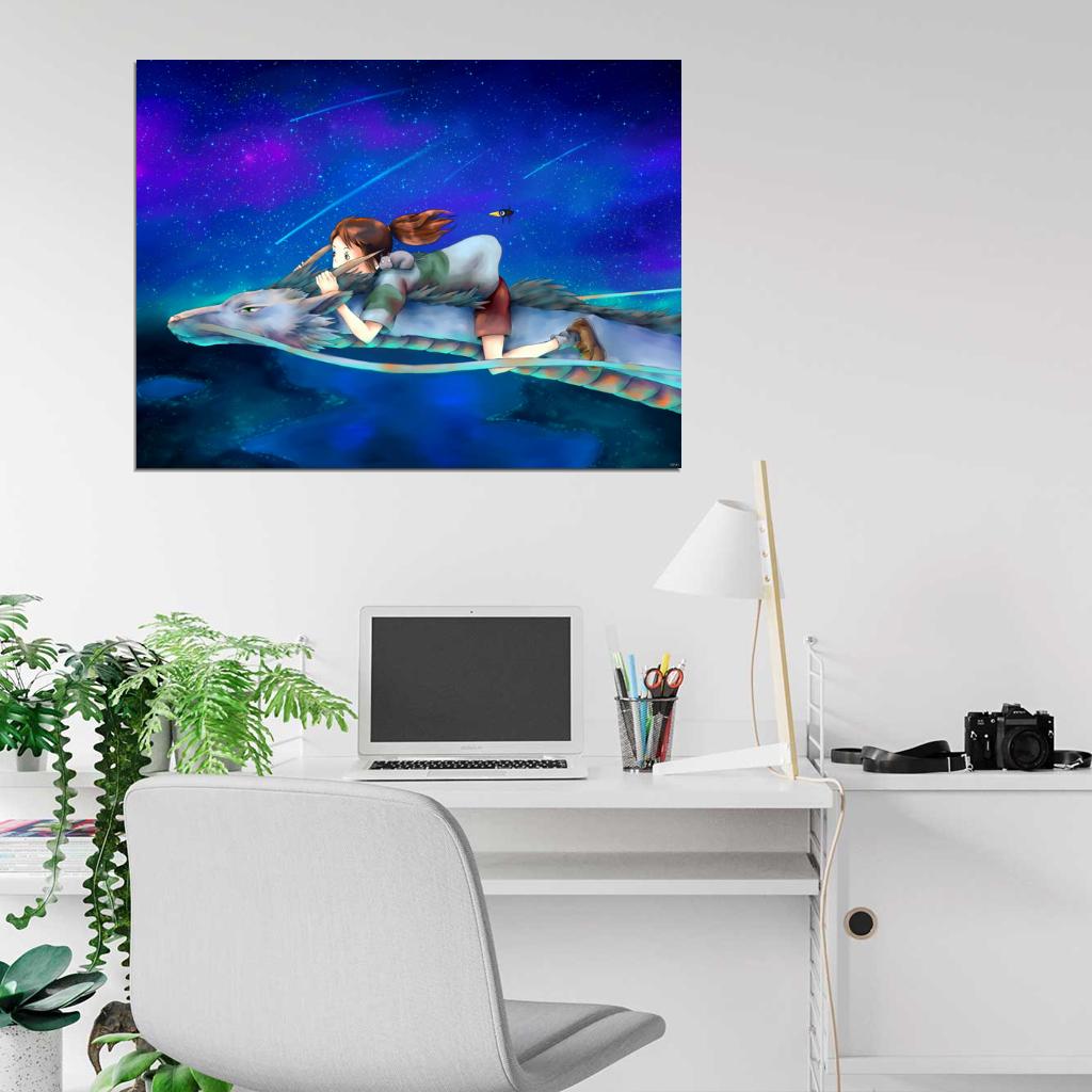 Spirited Away Beautiful Amazing Anime Manga Art Wall Art Print Poster
