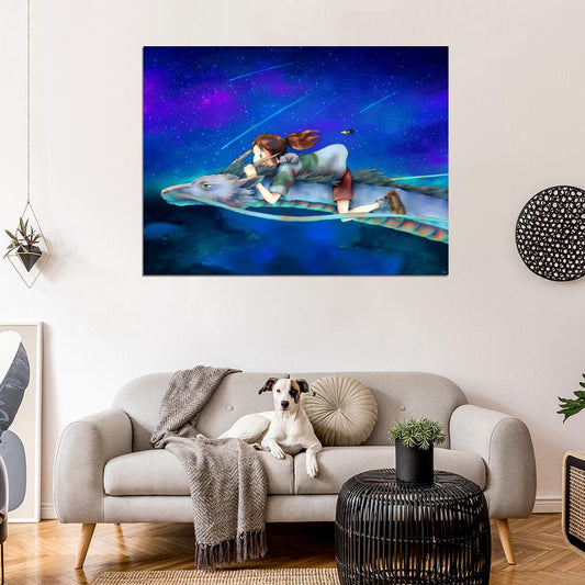 Spirited Away Beautiful Amazing Anime Manga Art Wall Art Print Poster