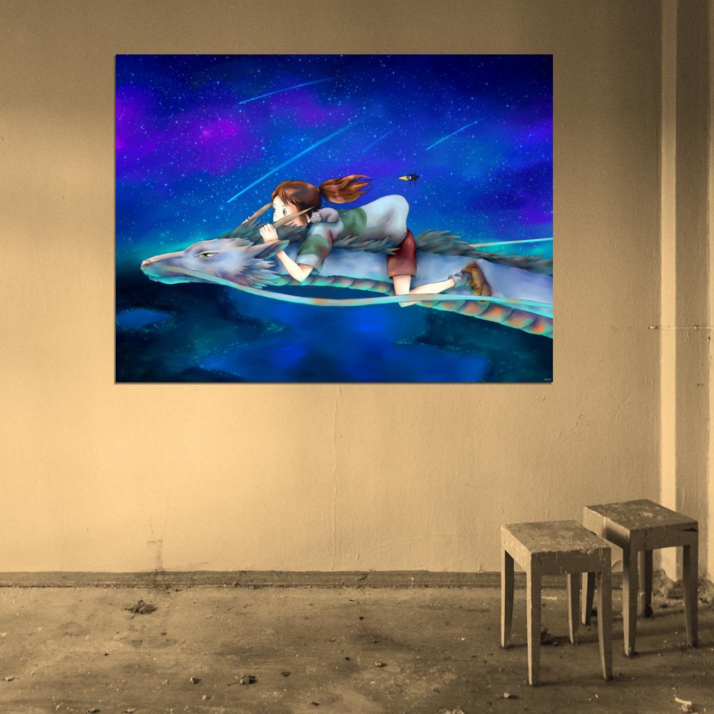 Spirited Away Beautiful Amazing Anime Manga Art Wall Art Print Poster