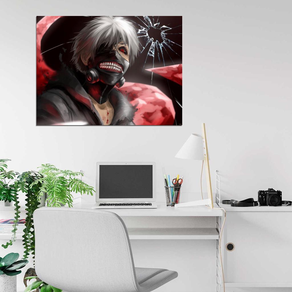 Tokyo Ghoul Ken Kaneki Awesome Anime Manga Art Wall Art Print Poster
