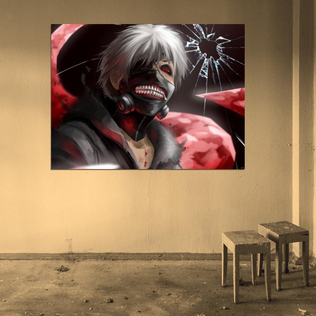 Tokyo Ghoul Ken Kaneki Awesome Anime Manga Art Wall Art Print Poster