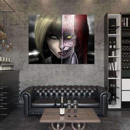 Claymore Clare Yoma Awesome Anime Manga Art Wall Art Print Poster
