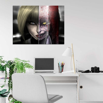 Claymore Clare Yoma Awesome Anime Manga Art Wall Art Print Poster