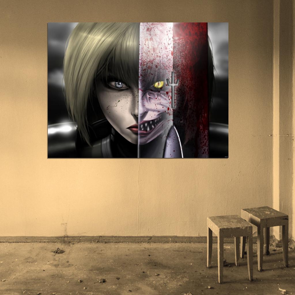 Claymore Clare Yoma Awesome Anime Manga Art Wall Art Print Poster