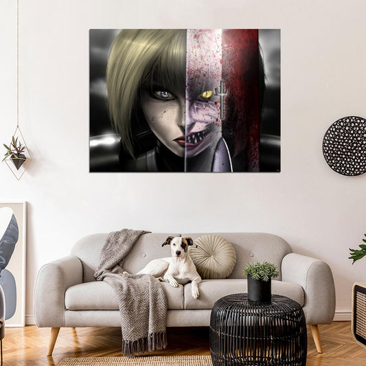 Claymore Clare Yoma Awesome Anime Manga Art Wall Art Print Poster