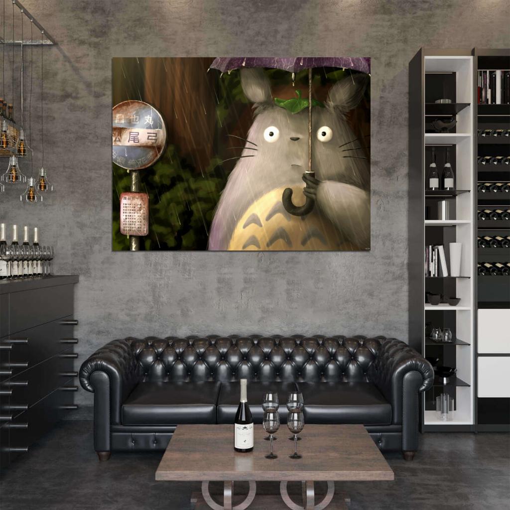My Neighbor Totoro Beautiful Tonari no Totoro Anime Manga Art Wall Art Print Poster