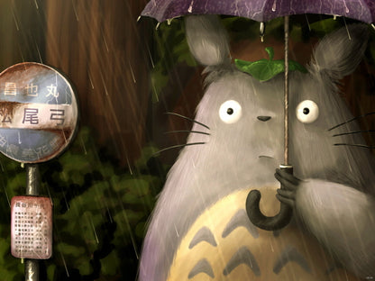My Neighbor Totoro Beautiful Tonari no Totoro Anime Manga Art Wall Art Print Poster
