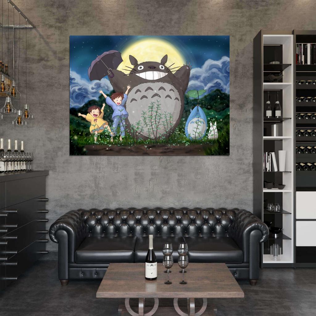 My Neighbor Totoro Beautiful Amazing Tonari no Totoro Anime Manga Art Wall Art Print Poster