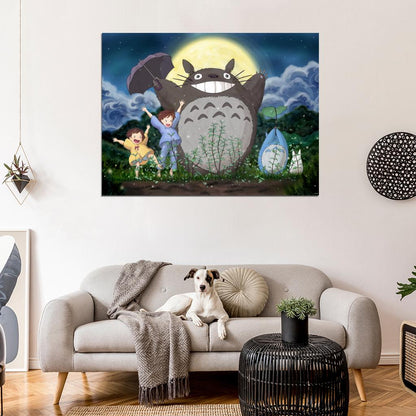 My Neighbor Totoro Beautiful Amazing Tonari no Totoro Anime Manga Art Wall Art Print Poster