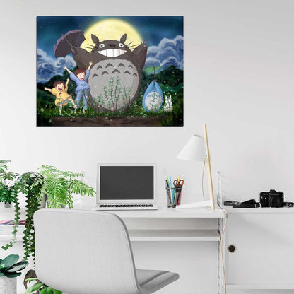 My Neighbor Totoro Beautiful Amazing Tonari no Totoro Anime Manga Art Wall Art Print Poster