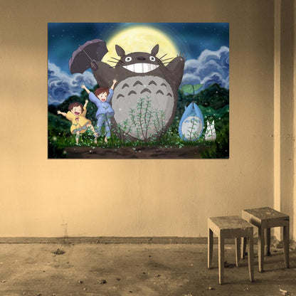 My Neighbor Totoro Beautiful Amazing Tonari no Totoro Anime Manga Art Wall Art Print Poster