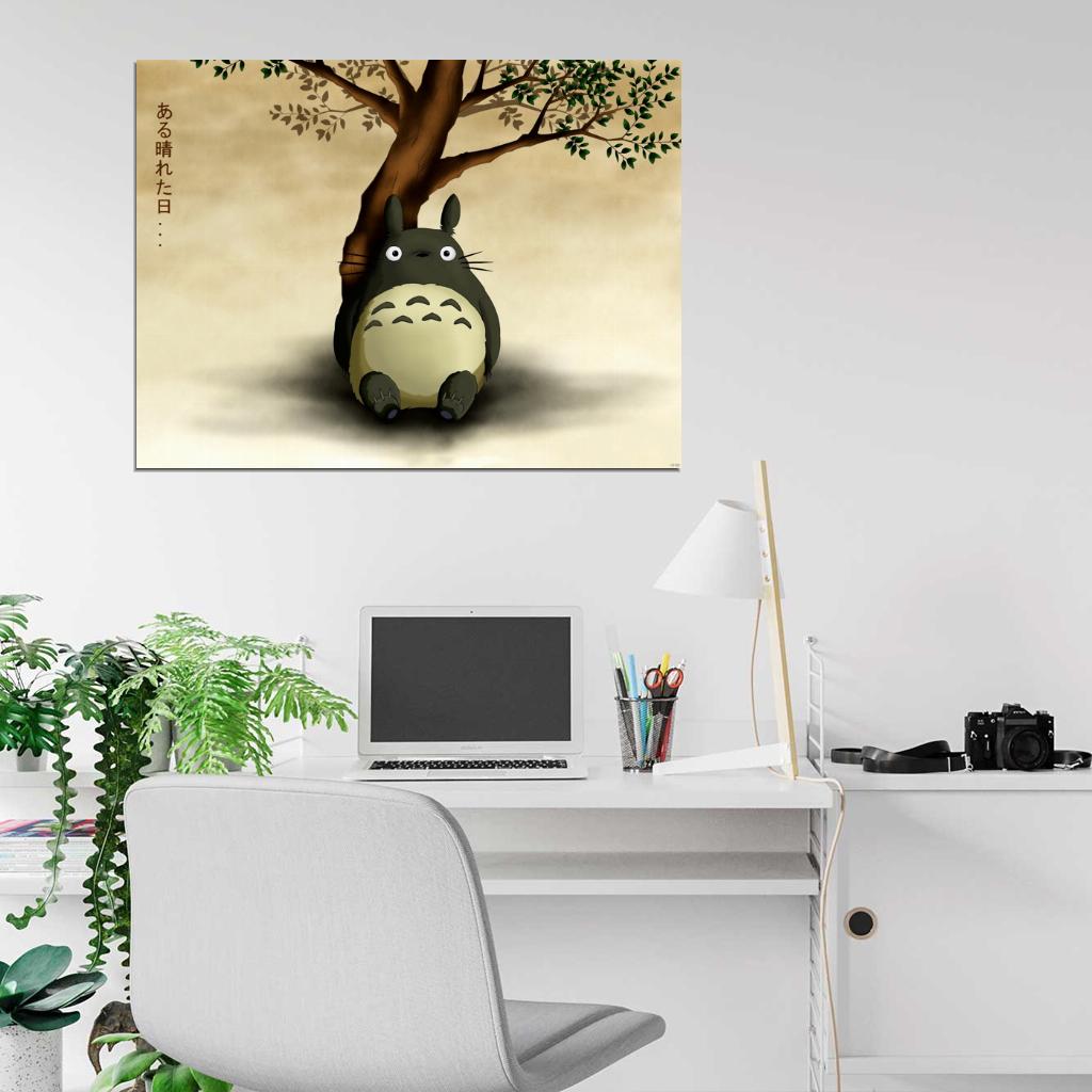 My Neighbor Totoro Beautiful Amazing Japanese Tonari no Totoro Anime Manga Art Wall Art Print Poster