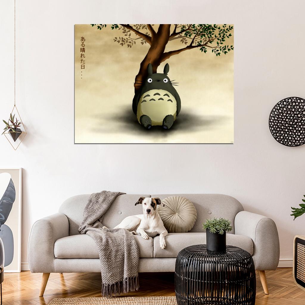 My Neighbor Totoro Beautiful Amazing Japanese Tonari no Totoro Anime Manga Art Wall Art Print Poster
