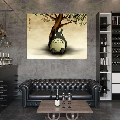 My Neighbor Totoro Beautiful Amazing Japanese Tonari no Totoro Anime Manga Art Wall Art Print Poster