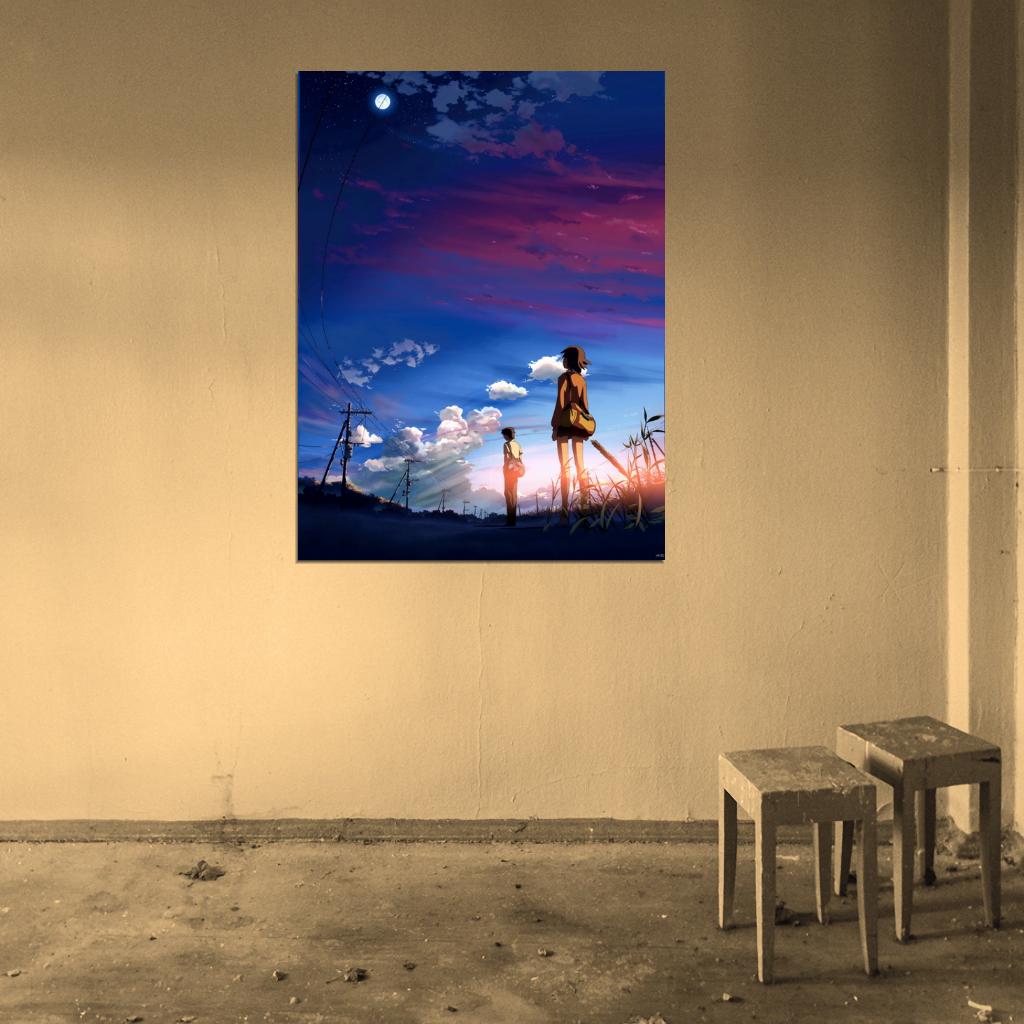 5 Centimeters Per Second Beautiful Amazing Anime Manga Art Wall Art Print Poster