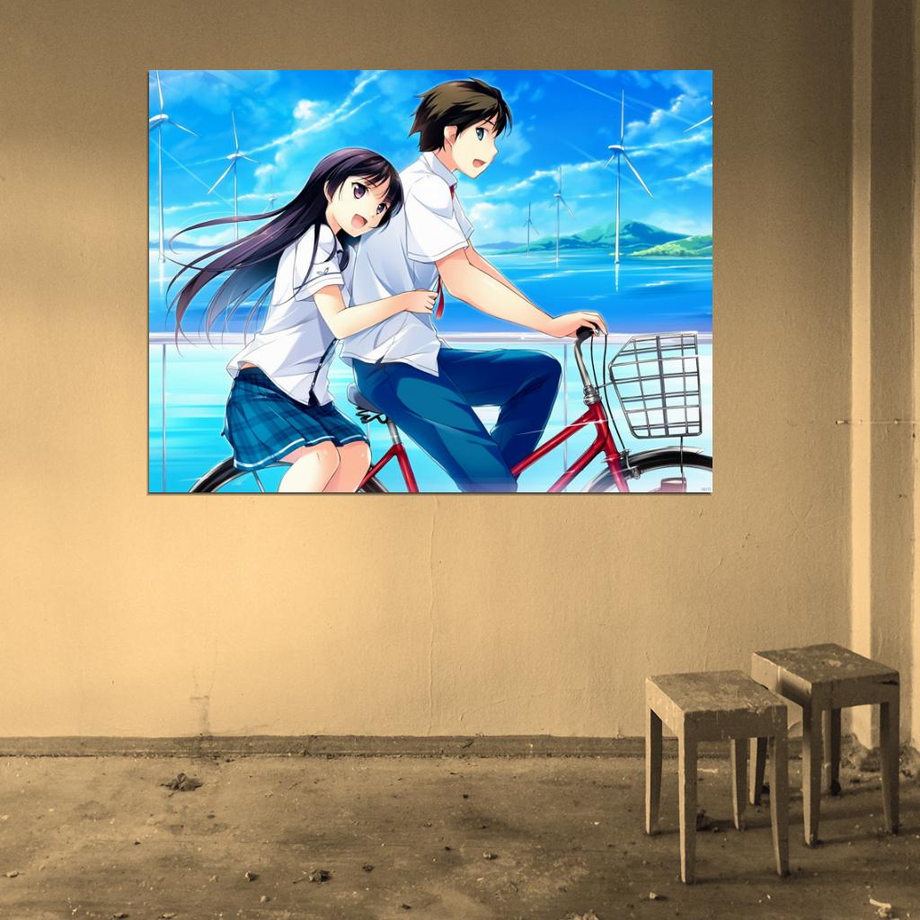 Beautiful Love Couple Amazing Anime Manga Art Wall Art Print Poster