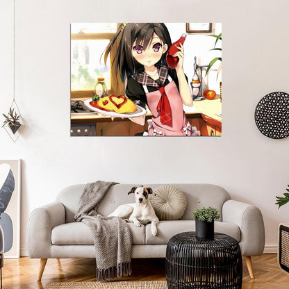 Beautiful Cute Girl Pretty Face Amazing Anime Manga Art Wall Art Print Poster