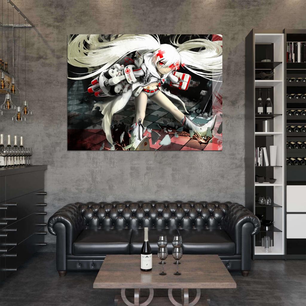 Black Rock Shooter Kuroi Mato Amazing Anime Manga Art Wall Art Print Poster