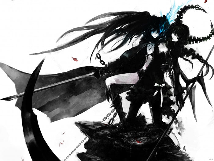 Black Rock Shooter Kuroi Mato Yomi Takanashi Awesome Anime Manga Art Wall Art Print Poster