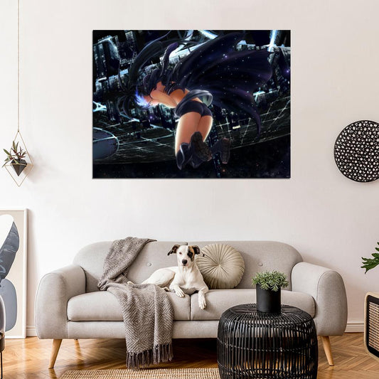 Black Rock Shooter Kuroi Mato Hot Anime Manga Art Wall Art Print Poster
