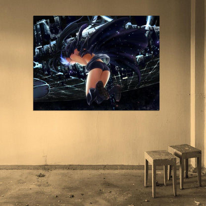 Black Rock Shooter Kuroi Mato Hot Anime Manga Art Wall Art Print Poster