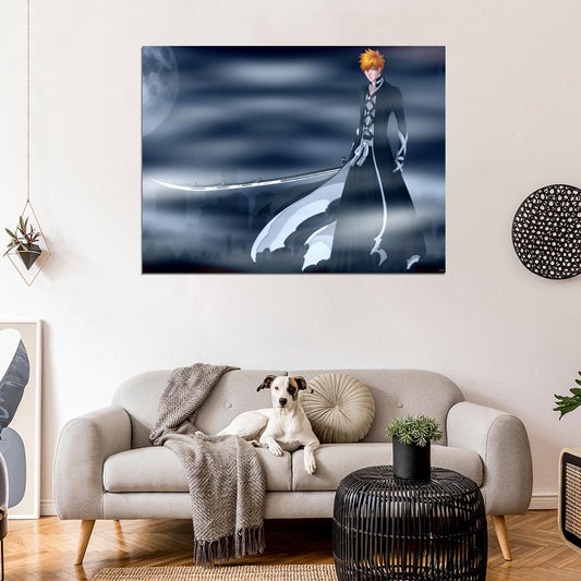 Bleach Ichigo Kurosaki Amazing Anime Manga Art Wall Art Print Poster