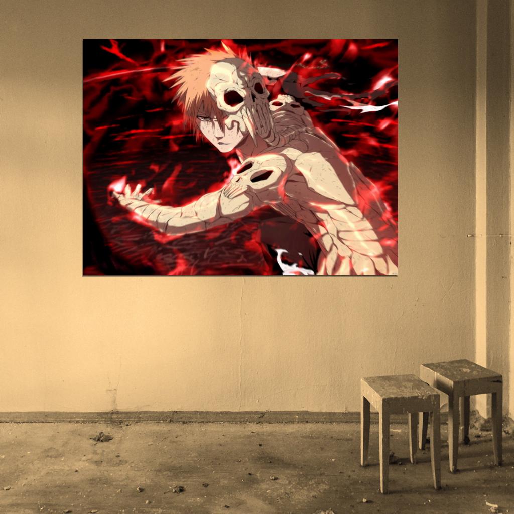 Bleach Ichigo Kurosaki Hollow Amazing Anime Manga Art Wall Art Print Poster