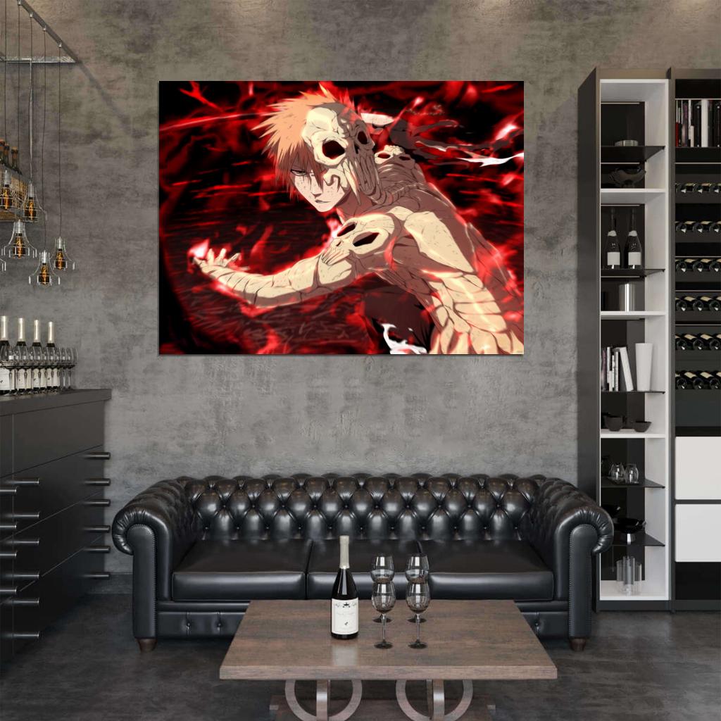 Bleach Ichigo Kurosaki Hollow Amazing Anime Manga Art Wall Art Print Poster
