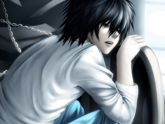 Death Note L Lawliet Anime Manga Art Wall Art Print Poster