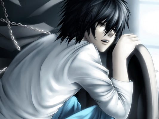Death Note L Lawliet Anime Manga Art Wall Art Print Poster