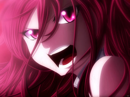 Erza Scarlet Fairy Tail Beautiful Amazing Anime Manga Art Wall Art Print Poster