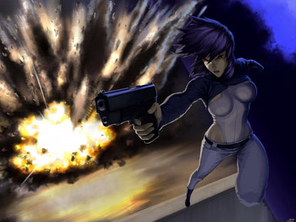 Ghost in the Shell Motoko Kusanagi Anime Manga Art Wall Art Print Poster