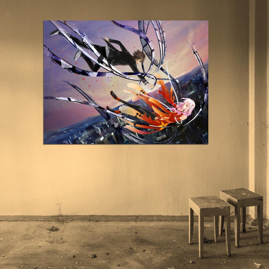 Guilty Crown Inori Yuzuriha Shu Ouma Anime Manga Art Wall Art Print Poster