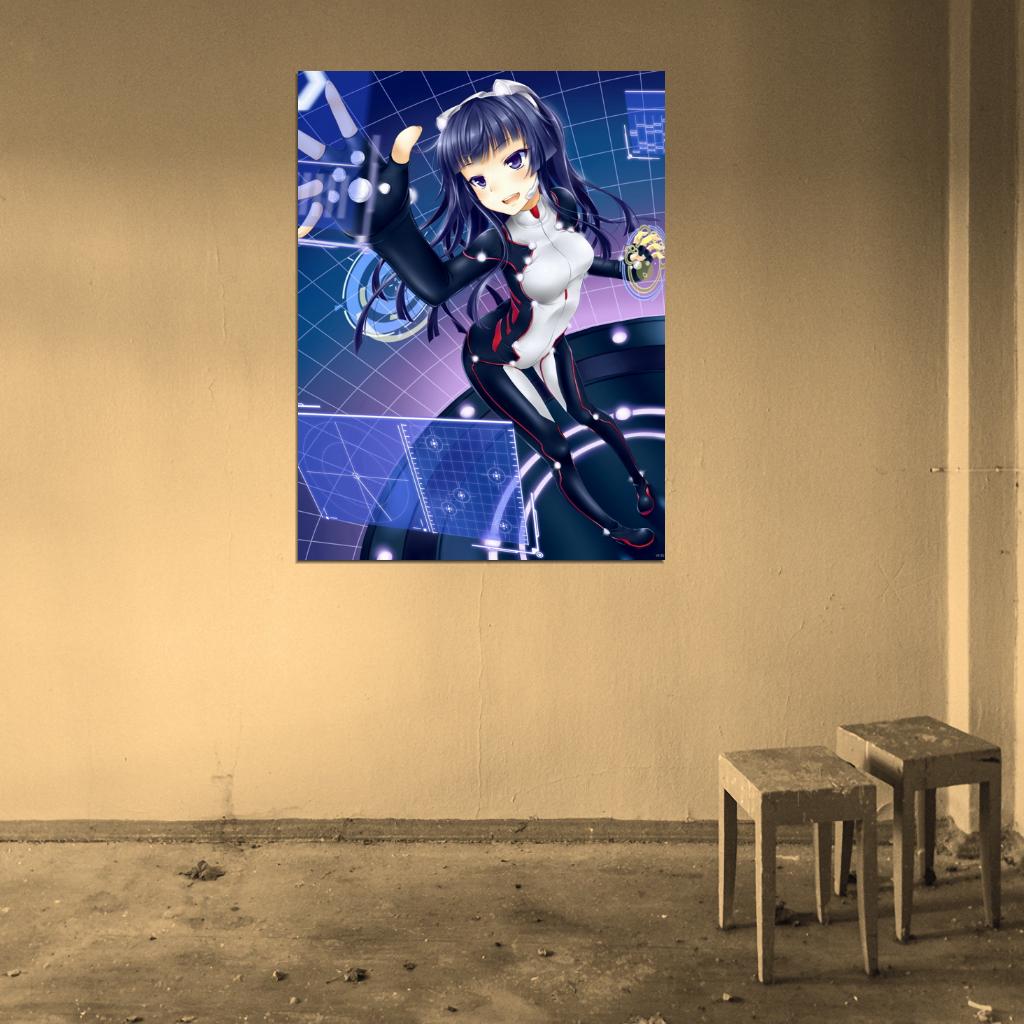 Guilty Crown Tsugumi Beautiful Anime Manga Art Wall Art Print Poster