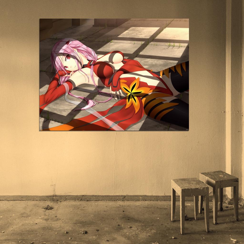 Guilty Crown Inori Yuzuriha Hot Girl Anime Manga Art Wall Art Print Poster