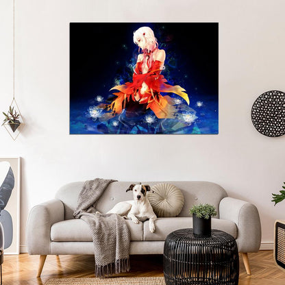 Guilty Crown Inori Yuzuriha Hot Beautiful Girl Anime Manga Art Wall Art Print Poster