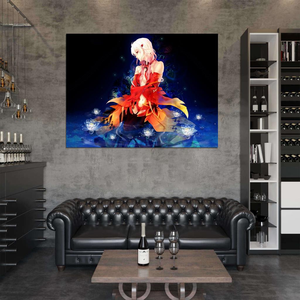 Guilty Crown Inori Yuzuriha Hot Beautiful Girl Anime Manga Art Wall Art Print Poster