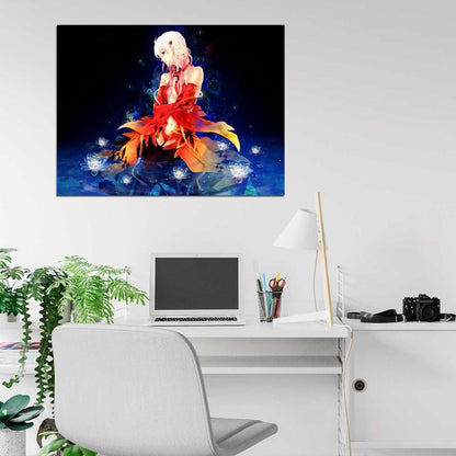 Guilty Crown Inori Yuzuriha Hot Beautiful Girl Anime Manga Art Wall Art Print Poster