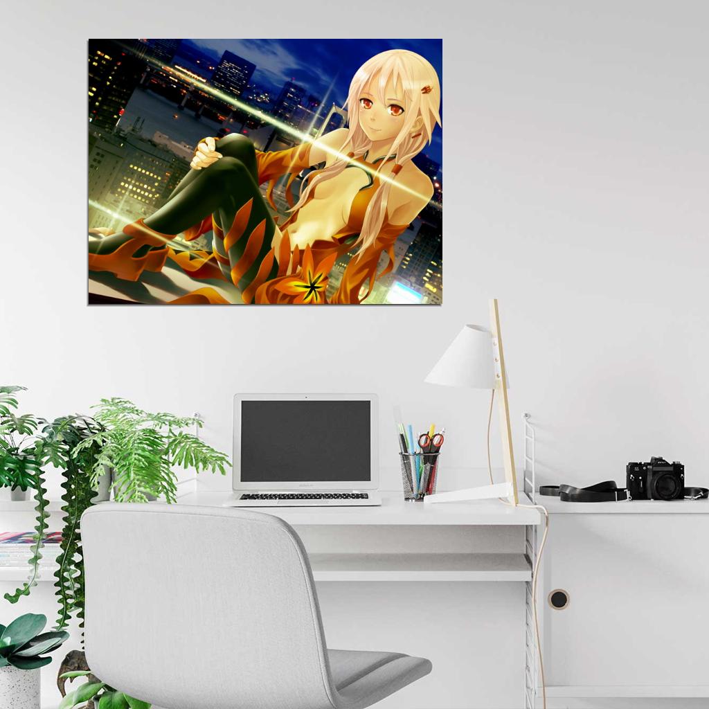 Guilty Crown Inori Yuzuriha Hot Cute Beautiful Girl Anime Manga Art Wall Art Print Poster