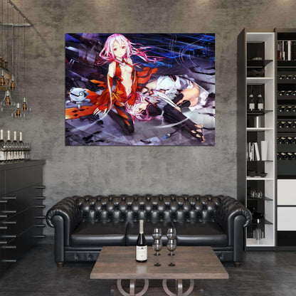 Guilty Crown Inori Yuzuriha Hot Beautiful Girl Anime Manga Art Wall Art Print Poster